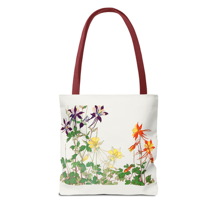 Aquilegia Flower by Tanigami Kônan Tote Bag (AOP)