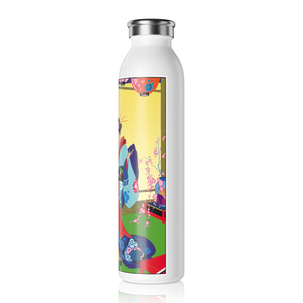 A Timeless Journey by Umberto Brunelleschi Slim Water Bottle