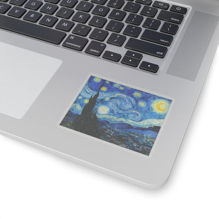 The Starry Night by Vincent Van Gogh Kiss-Cut Stickers (4 Sizes)