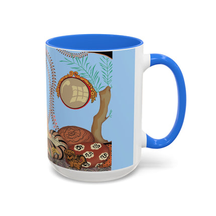 Minuit … ou l’appartement à la mode by George Barbier Colorful Mugs (11oz, 15oz)