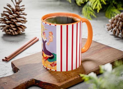 Art Deco Christmas Colorful Mugs (11oz, 15oz)