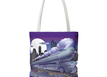 The Art Deco Bullet Train Tote Bag (AOP)