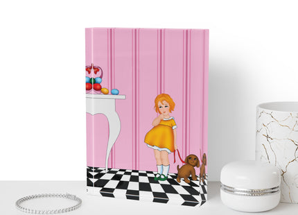Easter Joy in Deco Hues Acrylic Art Block
