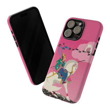 Samurai Princess on the White Steed Phone Case – Epic Grace & Mythic Power