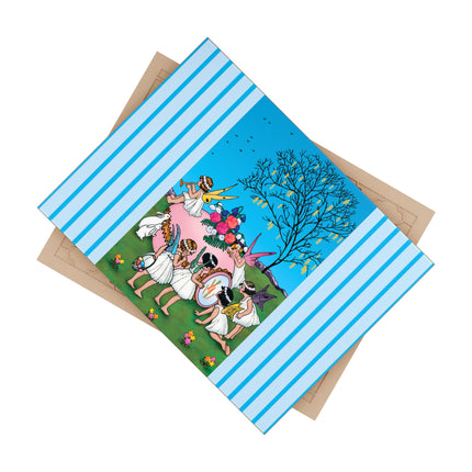 Enchanted Easter Gathering Ceramic Tile