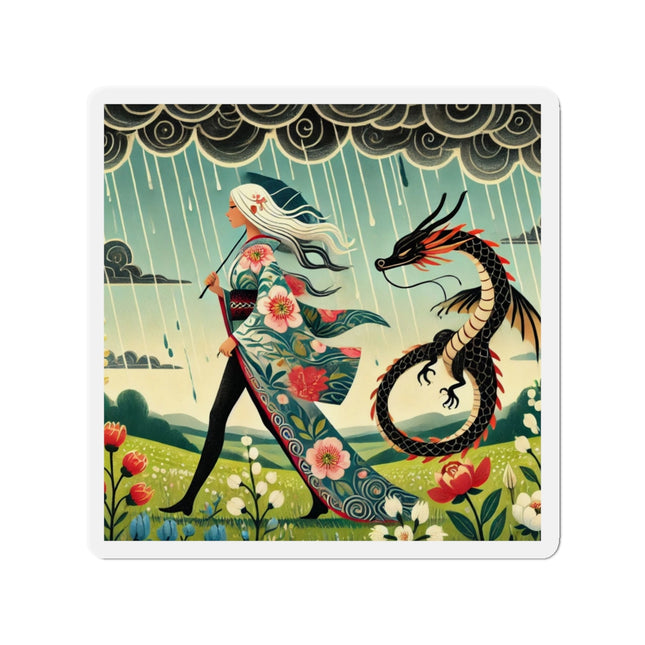 The Dragon Fairy’s Stride Die-Cut Magnets (5 Sizes)