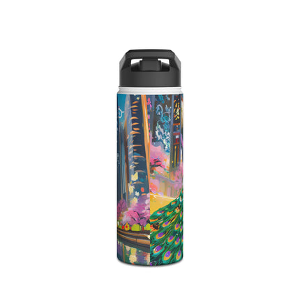 Techno Plumes Stainless Steel Water Bottle