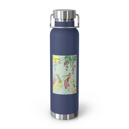 Moonlit Dance of Enchanting Fairies Copper Vacuum Insulated Bottle, 22 oz