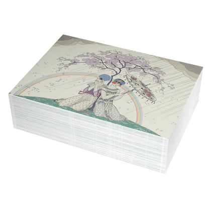 L’Arc-en-Ciel by George Barbier Postcard Bundles (envelopes included)