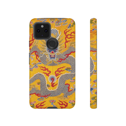 Majestic Dragon Regalia – Imperial 12-Symbol Robe Phone Cases