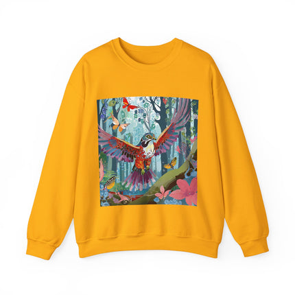 Colorful Raptor Unisex Heavy Blend™ Crewneck Sweatshirt