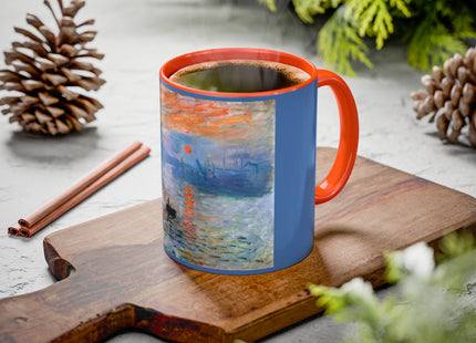 Sunrise by Claude Monet Colorful Mugs (11oz, 15oz)