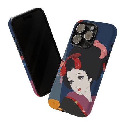 Geisha Portrait Phone Case – Elegant Beauty & Timeless Grace
