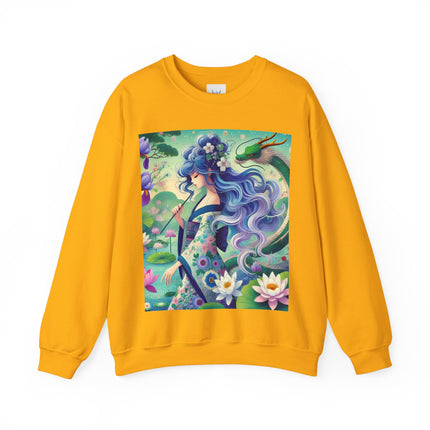 Fairy of the Koi Pond Heavy Blend™ Crewneck Sweatshirt