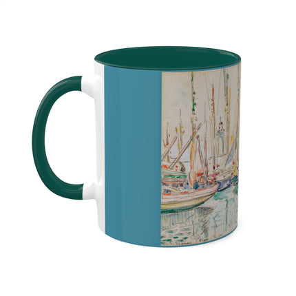 Groix by Paul Signac Colorful Mugs, 11oz