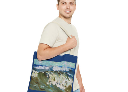 The Wave by Karl Hagemeister Tote Bag (AOP)