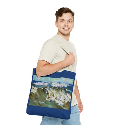 The Wave by Karl Hagemeister Tote Bag (AOP)