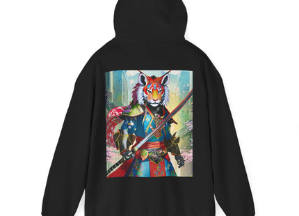 Cyberpunk Samurai Tiger – Heavy Blend™ Hooded Sweatshirt