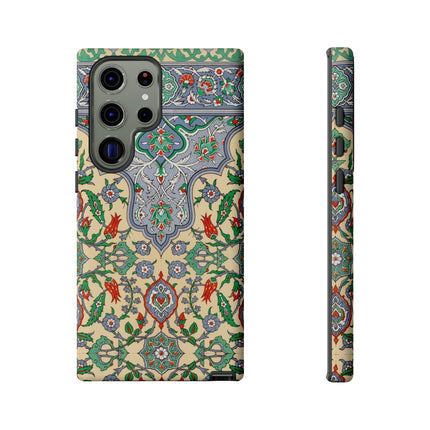 Arabic Art Pattern, Plate by Emile Prisse d’Avennes Phone Cases