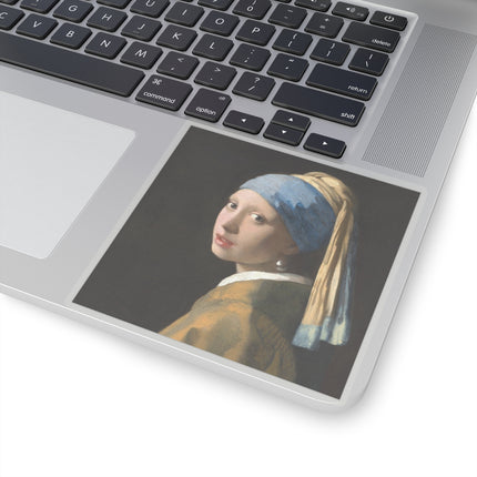 Girl with a Pearl Earring by Johannes Vermeer Kiss-Cut Stickers (4 Sizes)