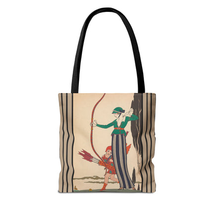L'Arc Rouge by George Barbier Tote Bag