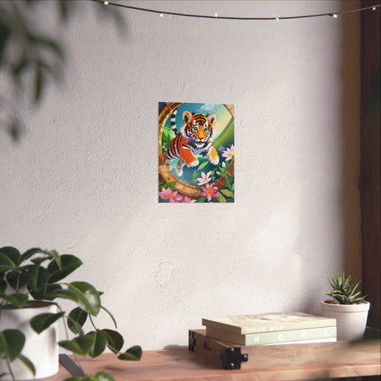 Majestic Tiger Cub Fine Art Posters