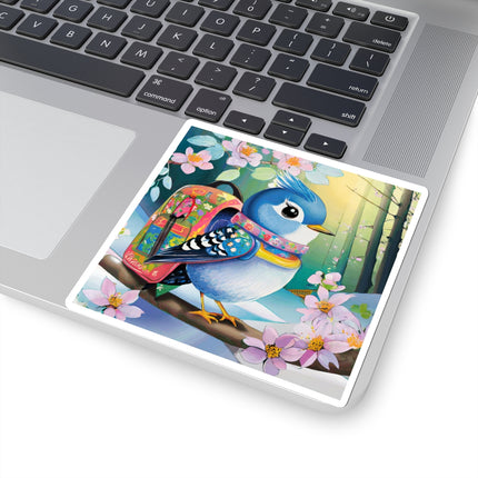 Baby Bluebird Kiss-Cut Stickers (4 Sizes)