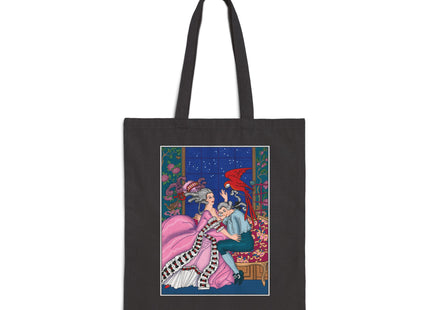 The Jealous Parrot by George Barbier Cotton Canvas Tote Bag