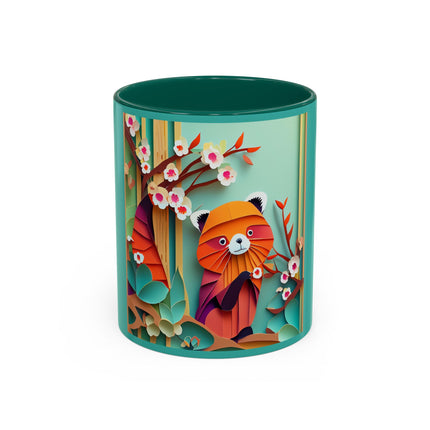 A Playful Red Panda Colorful Mugs (11oz, 15oz)