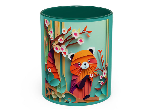 A Playful Red Panda Colorful Mugs (11oz, 15oz)