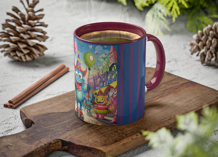Monster Parade Madness Colorful Mugs, 11oz