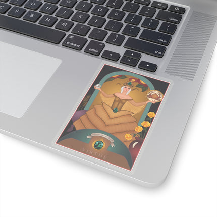 June & Pearl, Alexandrite (from the Gem Series) by Sofia Chiostri Kiss-Cut Stickers (4 Sizes)