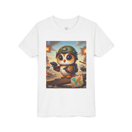 Owl on the Front Lines Youth Short Sleeve Tee