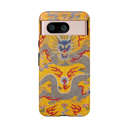 Majestic Dragon Regalia – Imperial 12-Symbol Robe Phone Cases