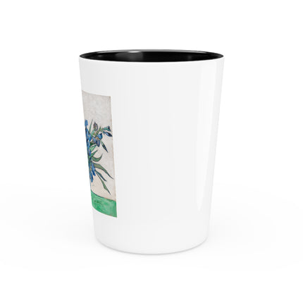 Irises by Vincent Van Gogh Ceramic Shot Glass