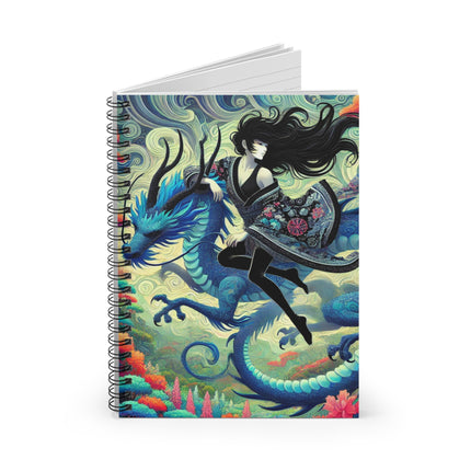 Mystic Guardian of the Sky Spiral Notebook - Ruled Line