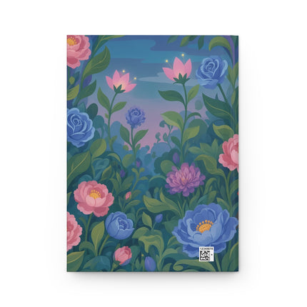 🌸♟️ The Lovers Of The Enchanted Garden Hardcover Journal – Art Deco Romantic Whimsy