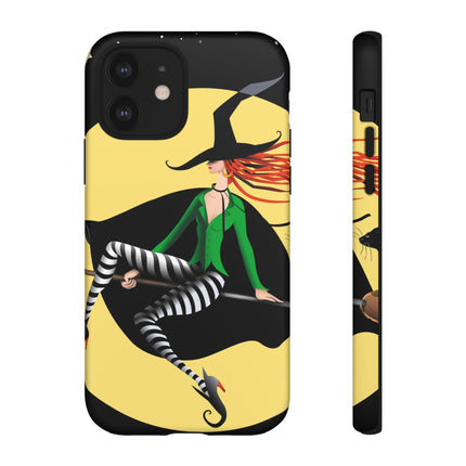 A Witch’s Moonlit Flight Phone Cases