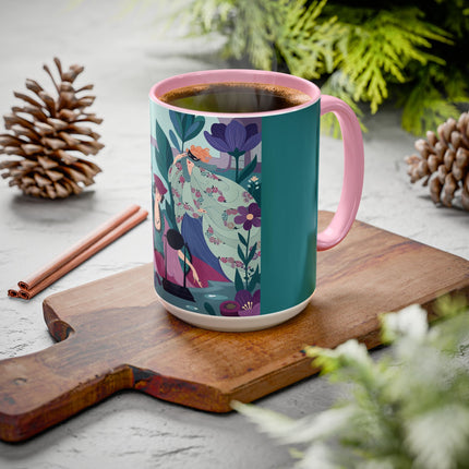 The Ladies Of The Secret Masquerade Colorful Mugs – Art Deco Floral Mystery