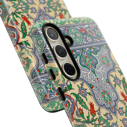 Arabic Art Pattern, Plate by Emile Prisse d’Avennes Phone Cases
