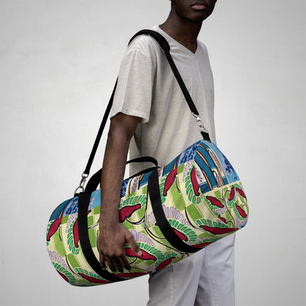 Floral Pattern II by Emile-Alain Séguy Duffle Bag