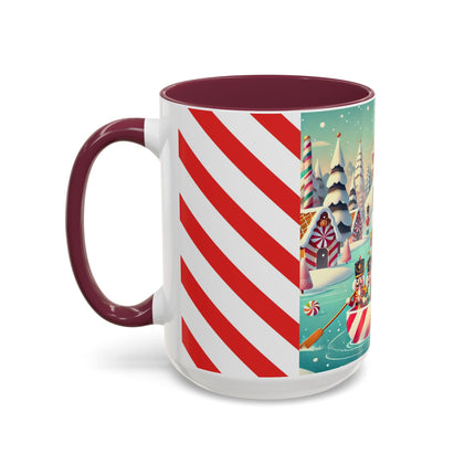 Nutcracker Candy-Striped Adventure Colorful Mugs (11oz, 15oz)