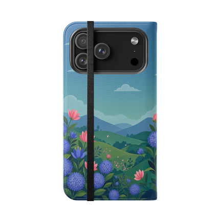 🌸🌿 The Garden Hide-And-Seek Flip Case – Art Deco Floral Whimsy