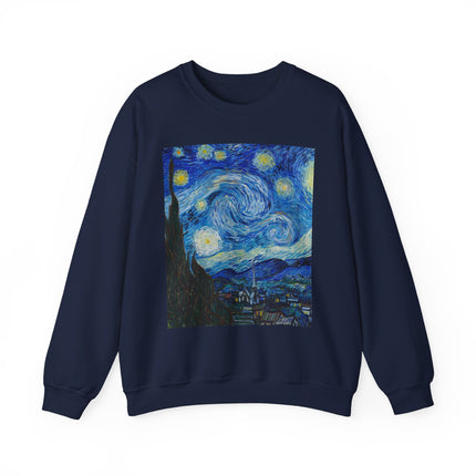 The Starry Night by Vincent Van Gogh Heavy Blend™ Crewneck Sweatshirt