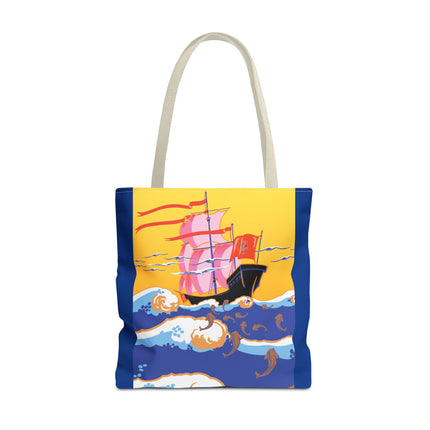 Golden Seas and Whimsical Dreams Tote Bag (AOP)
