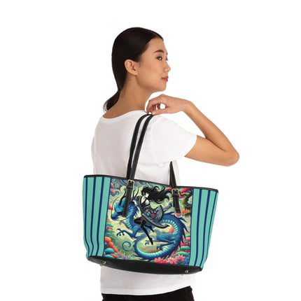 Mystic Guardian of the Sky PU Leather Shoulder Bag