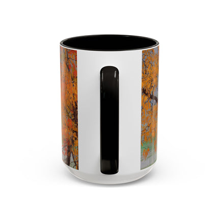 Autumn leaves by Edward Okuń Colorful Mugs (11oz, 15oz)
