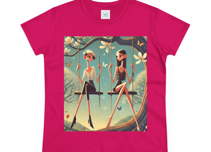 Whispers on the Spring Swing Cotton Tee
