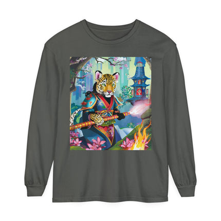 Cyberpunk Leopard Long Sleeve T-Shirt