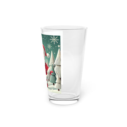 Santa's Joyful Night Glass, 16oz